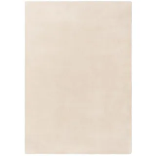 benuta Nest Wollteppich, Creme, Textil, Beton Optik, Rechteckig, 300x400 cm, pflegeleicht, Teppiche & Böden, Teppiche, Naturteppiche