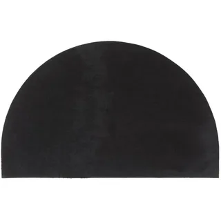 vidaXL Fußmatte 50 x 80 cm Schwarz