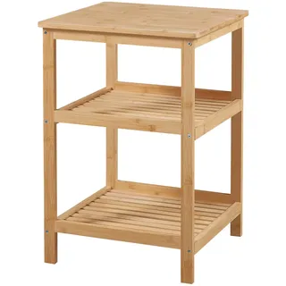 [en.casa] Standregal, Natur, Holz, Bambus 40x60x40 cm