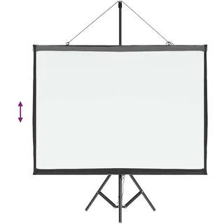 vidaXL Projektionsleinwand mit Stativ 50 Zoll 4:3