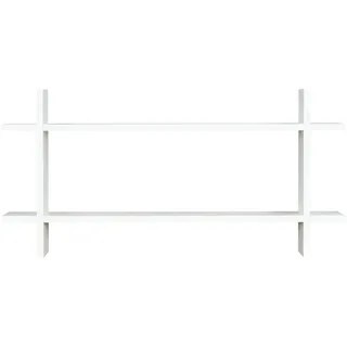 levandeo Bücherregal 98 x 48 cm Weiß