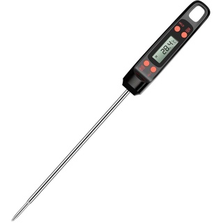 CGZZ Fleisch-Thermometer, Küchenthermometer, sofortige Ablesung von 5 Sekunden mit °C/°F Taste für Küche, digitales Kochthermometer, zum Grillen, praktisch