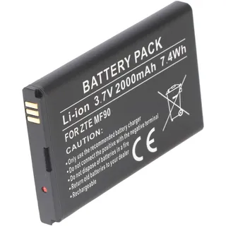 AccuCell Akku passend für ZTE MF90, Li-Ion, 3,7V, 2000mAh, 7,4Wh