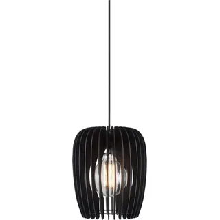 Nordlux Tribeca 1-flg. 24 cm rund schwarz Holz