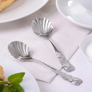Gräwe Zuckerlöffel 2 St. Edelstahl 18/0 Silber