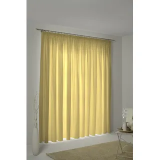 Wirth Trondheim Kräuselband 234 g/m2 172 x 225 cm gelb