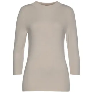 LASCANA 3/4 Arm-Pullover Beige 32/34