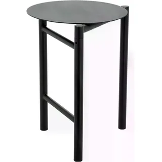 ZONE Denmark Hocker Disc Stahl 33 x 45 cm Schwarz