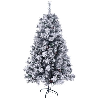 SVITA künstlicher Weihnachtsbaum Schnee Deko Tannenbaum Kunstbaum PVC 150 cm