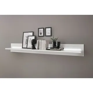 Home affaire Wandboard LONG ISLAND, in moderner Trendfarbe, inklusive Beleuchtung weiß 200 cm x 24 cm x 24 cm