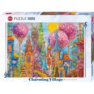 HEYE Puzzle Pink Trees, 1000 Puzzleteile, Made in Germany bunt