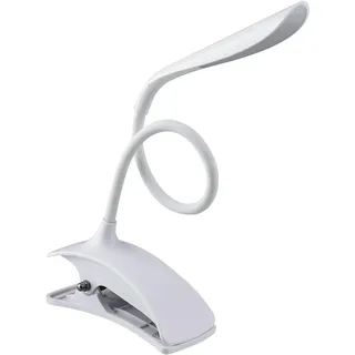 Retoo USB-Leselampe mit Klemme, 3 W, 120 lm, 5000 K, für Buch, Bett, Reise