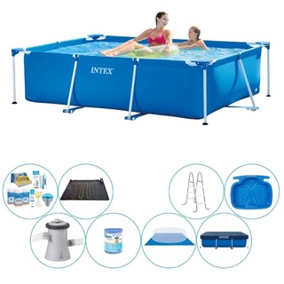 Intex Rechteckiger Pool - 220 x 150 x 60 cm - Einschließlich aller Notwendigkeiten