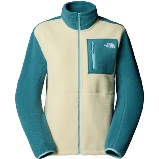 The North Face Damen Yumiori Full Zip Fleecejacke - L - Gravel/Space/Blue Eclipse