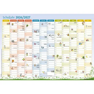 Verlag An der Ruhr Der Schuljahres-Wandkalender 2026/2027 A1