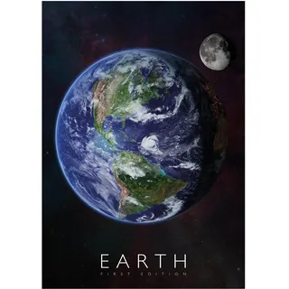 Curiscope, Bilder, MINT Augmented Reality Poster Erde - Europa-Afrika / Earth (59.40 x 84.10 cm)