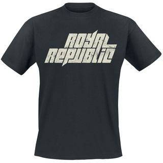 Royal Republic T-Shirt - Vintage Logo - S bis 5XL - für Männer - Größe S - schwarz  - Lizenziertes Merchandise!