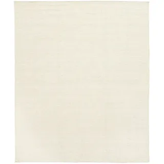 Handloom flat Teppich - Naturweiß 250x300