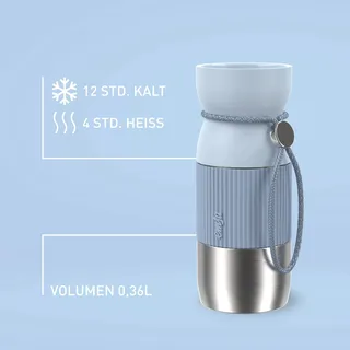 Emsa Thermobecher 0,36 l Blau