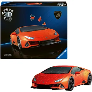 Ravensburger - Lamborghini Huracán EVO 3D-Puzzle | Gebäudemodelle für Erwachsene | 163 Teile | Geschenk für Kinder ab 8 Jahren | Geschenk für Erwachsene | Geschenkideen