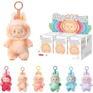 POP MART Labubu The Monsters Big Into Energy Serie – 6er-Set Überraschungsbox-Figuren, Plüsch-Schlüsselanhänger, Sammlerstücke, Deko-Spielzeug