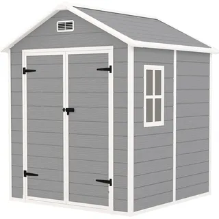 Outsunny Gartenhaus 1,51 x 2,19 m Grau