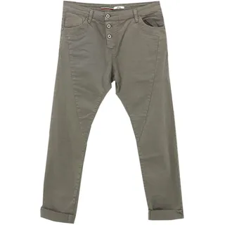 Please, P 78A_CV9M07-P78A, Damen Jeans Hose Twill Stretch 3213-fango L - L