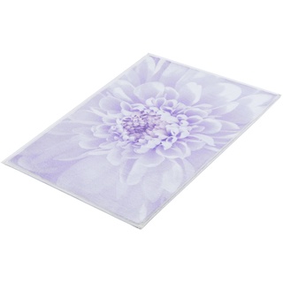 Kleine Wolke Badteppich Dahlia 60 x 90 cm Polyester Violett Lila