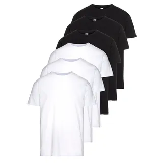 FRUIT OF THE LOOM T-Shirt FRUIT OF THE LOOM "sechs Stück in unterschiedlicher Farbkomination", Jungen, Gr.