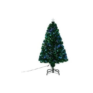 HOMCOM Weihnachtsbaum grün Metall H/D: ca. 120x60 cm - grün