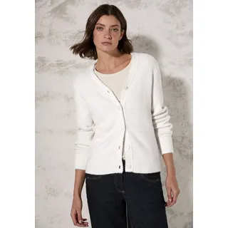 Cecil Damen B253813 EOS_Featheryarn Cardigan, Birch White, XL EU
