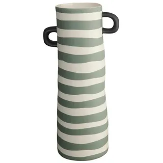 Asa Selection ASA Vase grün gestreift 28cm