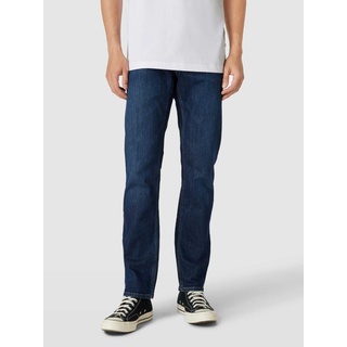 Regular Fit Jeans mit 5-Pocket-Design, Marine, 34/32