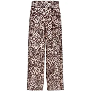 Cartoon Damen Palazzo-Hose mit Gummizug 38, Patch Brown/Cream - 38