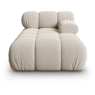 Micadoni Recamiere Bellis, Chaise Longue 1-Sitzer Modul beige