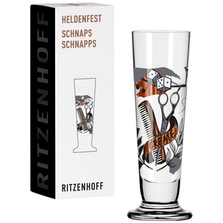 Ritzenhoff Schnapsglas »Heldenfest«, Kristallglas grau