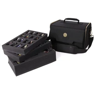 enhance gaming ENHANCE Miniature Figure Satchel Black
