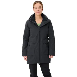 VAUDE Wintermantel Wo Skomer Winter Parka III CS Outdoormantel, Winterjacke kuschlig warm dank PrimaLoft®-Wattierung mit viel Bauschvolumen schwarz S (38)