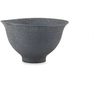 House Doctor Schale Pion Schwarz | Pastateller, Suppenteller, Müslischale aus Steingut | Geschirr Schwarz | Scandi-Style für Hygge-Lebensgefühl, Small