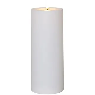 Star Trading Flamme Rak LED-Kerze 27,5 cm weiß