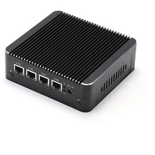 ANDAQI Micro Firewall Appliance, Mini PC, PFSense, Mikrotik, OPNsense, VPN, Router PC, Celeron N2940, RS34, 4 x I210 1GbE LAN, VGA, HDMI, SIM Slot, 4G RAM, 64G SSD