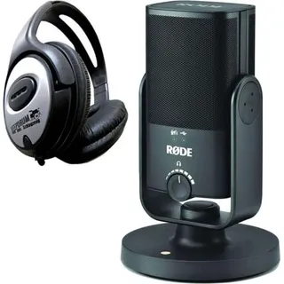 RØDE Microphones Rode NT-USB MINI-Kondensatormikrofon mit Kopfhörer