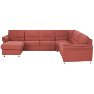 meinSofa Wohnlandschaft  Donald , rot , Maße (cm): B: 330 H: 89 T: 262.0