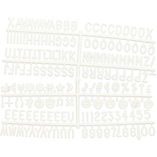 Securit® Buchstaben-Set, Zubehör für Wandkreidetafeln "Letter Board", bestehend aus 360 Acryl Buchstaben, Nummern und Symbolen 35x28x1cm | 0,10kg