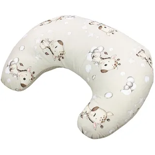 TupTam Stillkissen TupTam Baby Stillkissen Klein mit Baumwoll-Bezug beige|braun