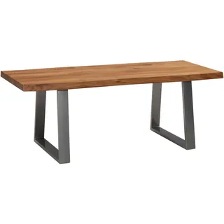 Roller Couchtisch Akazie 120 x 60 x 46 cm