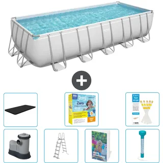 Bestway Power Steel Rechteckig - 640x274x132 Cm - 8-teilig  S532