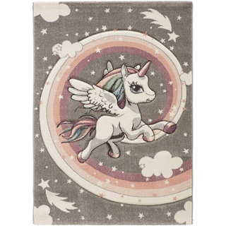 Kinderteppich Unicorn in Multicolor ca. 100x150cm