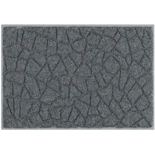 Linea Due TERAZZO Badteppich 60x90cm anthrazit