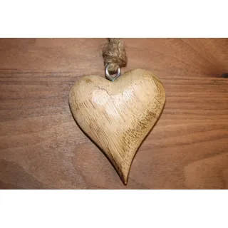 PDSE Herz Holz, Herz Hänger, Holzherz, Herz Deko Natur, Fensterdeko 213451